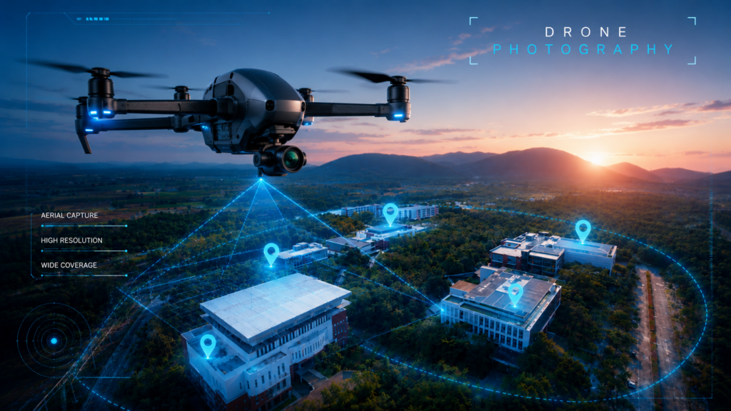 Drone Photography บริการรับถ่ายภาพโดรนมุมสูง 360 องศา