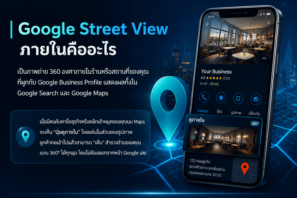 Google Street View และ Virtual Tour 360 องศา ผสานพลังเพื่อธุรกิจคุณ