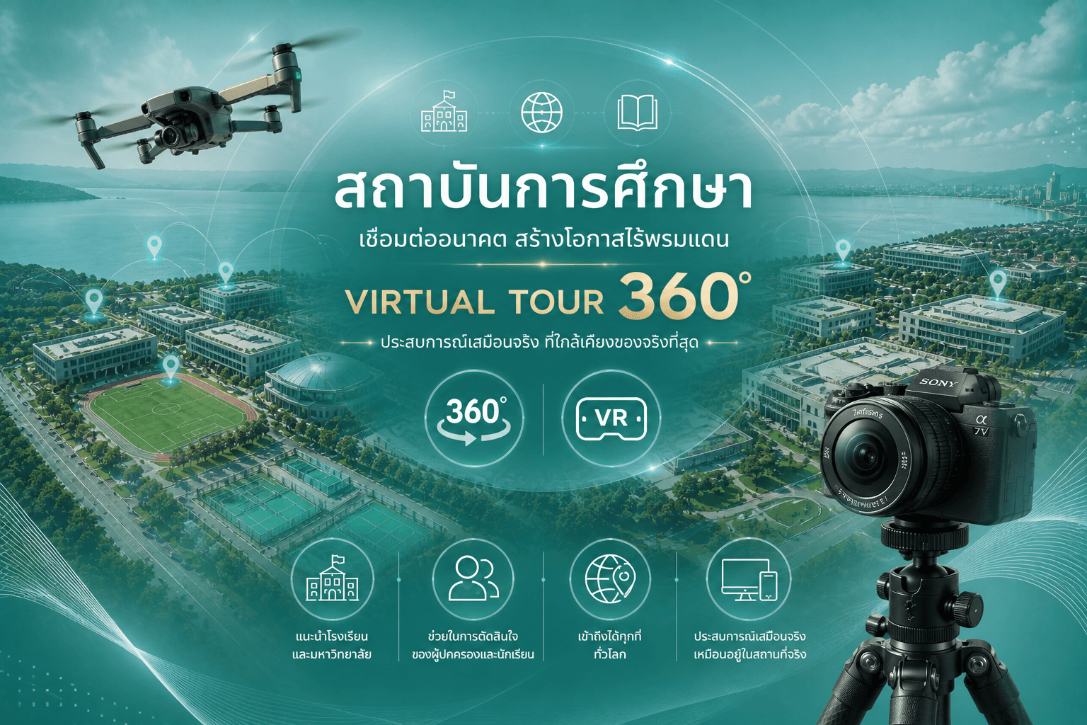 Virtual Tour สถานศึกษา โดย Teedd360